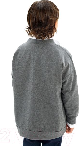 Изображение товара Кардиган детский Amarobaby Study Hop / AB-OD23-SH19/11-140 (серый, р.140)