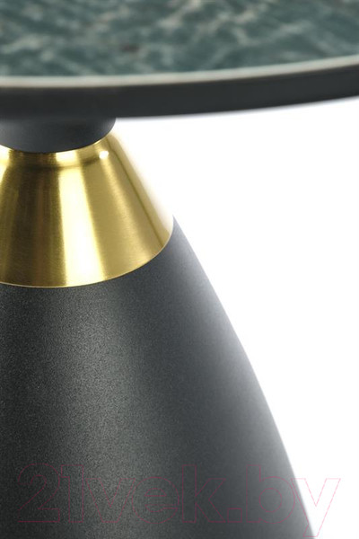 Изображение товара Журнальный столик Halmar Morena (зеленый мрамор/черный/золотой)