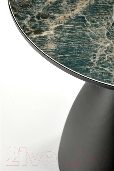 Изображение товара Журнальный столик Halmar Morena (зеленый мрамор/черный/золотой)