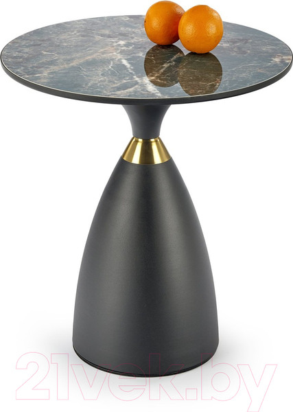 Изображение товара Журнальный столик Halmar Morena (зеленый мрамор/черный/золотой)