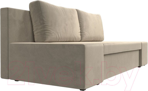 Изображение товара Диван Лига Диванов Сан Марко / 114016 (микровельвет бежевый)