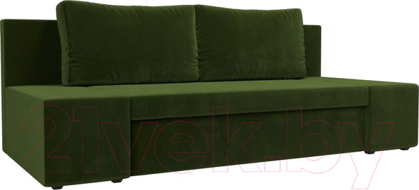 Изображение товара Диван Лига Диванов Сан Марко / 114018 (микровельвет зеленый)