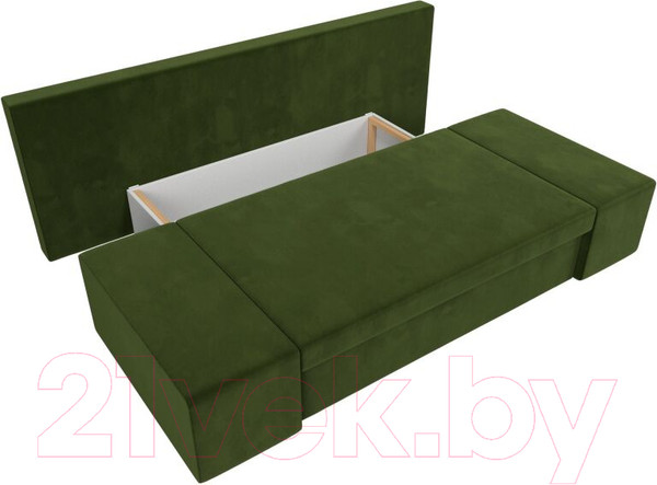 Изображение товара Диван Лига Диванов Сан Марко / 114018 (микровельвет зеленый)