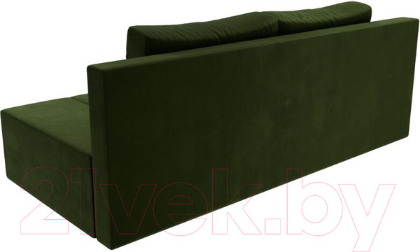 Изображение товара Диван Лига Диванов Сан Марко / 114018 (микровельвет зеленый)