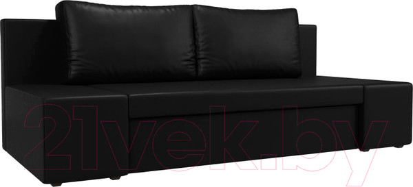 Изображение товара Диван Лига Диванов Сан Марко / 114030 (экокожа черный)
