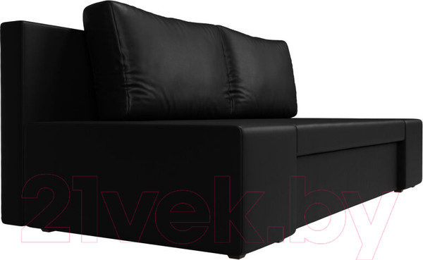 Изображение товара Диван Лига Диванов Сан Марко / 114030 (экокожа черный)
