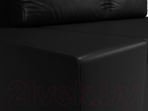 Изображение товара Диван Лига Диванов Сан Марко / 114030 (экокожа черный)