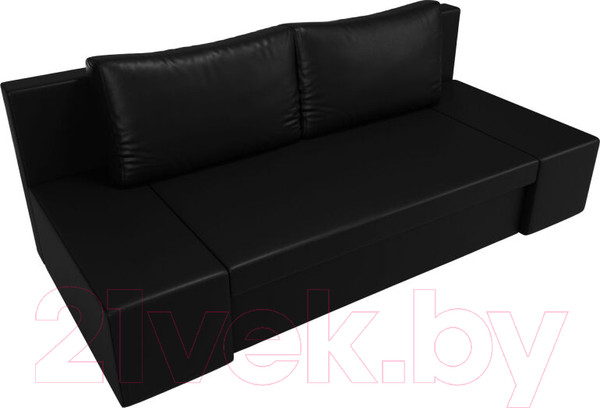 Изображение товара Диван Лига Диванов Сан Марко / 114030 (экокожа черный)
