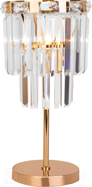 Изображение товара Прикроватная лампа Евросвет Strotskis 01136/1 (золото/прозрачный хрусталь)