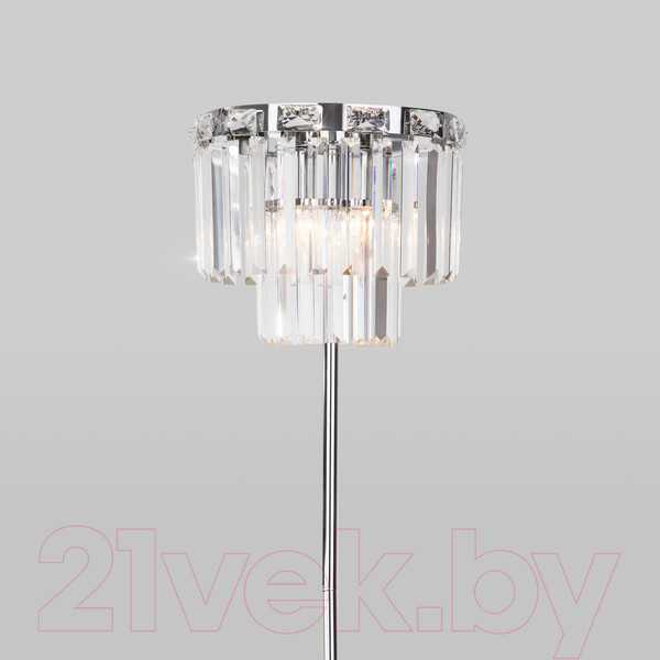 Изображение товара Торшер Евросвет 01137/3 (хром/прозрачный хрусталь Strotskis)