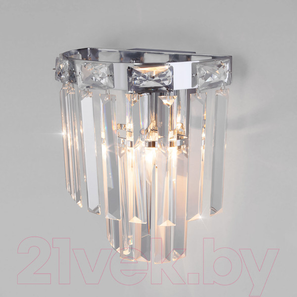 Изображение товара Бра Евросвет Strotskis 10130/1 (хром/прозрачный хрусталь)