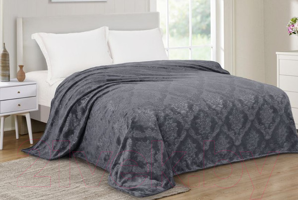 Изображение товара Плед Бояртекс Велсофт Графит 062 18-3905 (220x200)