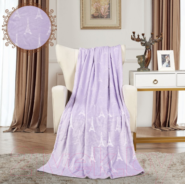 Изображение товара Плед Бояртекс Велсофт Лилу 14-3612 (220x200)