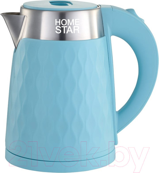 Изображение товара Электрочайник HomeStar HS-1021 (голубой)