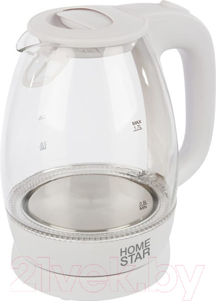 Изображение товара Электрочайник HomeStar HS-1012 (белый)