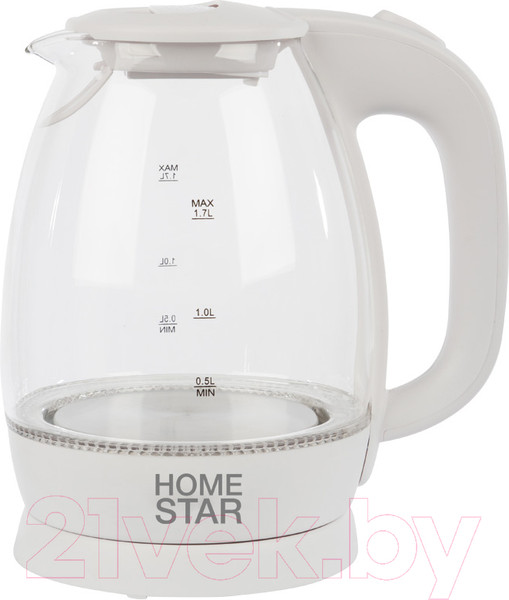 Изображение товара Электрочайник HomeStar HS-1012 (белый)