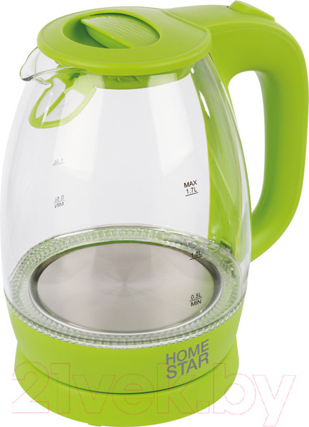 Изображение товара Электрочайник HomeStar HS-1012 (зеленый)