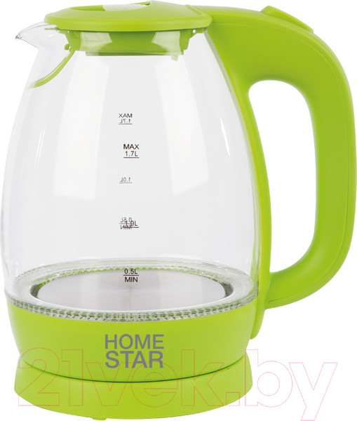 Изображение товара Электрочайник HomeStar HS-1012 (зеленый)