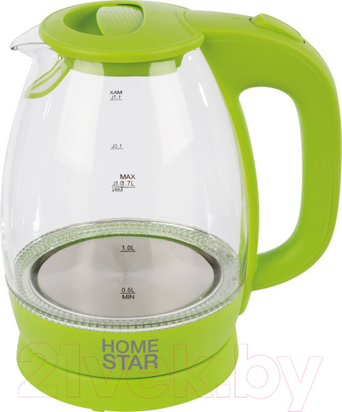 Изображение товара Электрочайник HomeStar HS-1012 (зеленый)