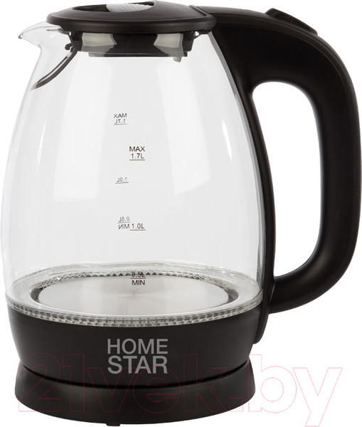 Изображение товара Электрочайник HomeStar HS-1012 (черный)