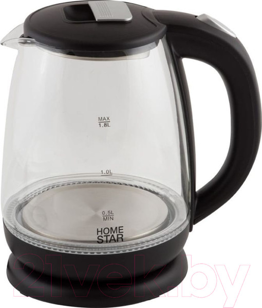 Изображение товара Электрочайник HomeStar HS-1018 (черный)