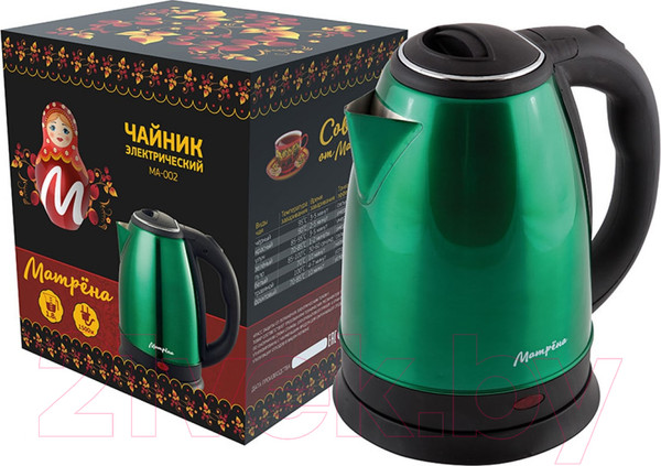 Изображение товара Электрочайник Матрена МА-002 / 005408 (зеленый)