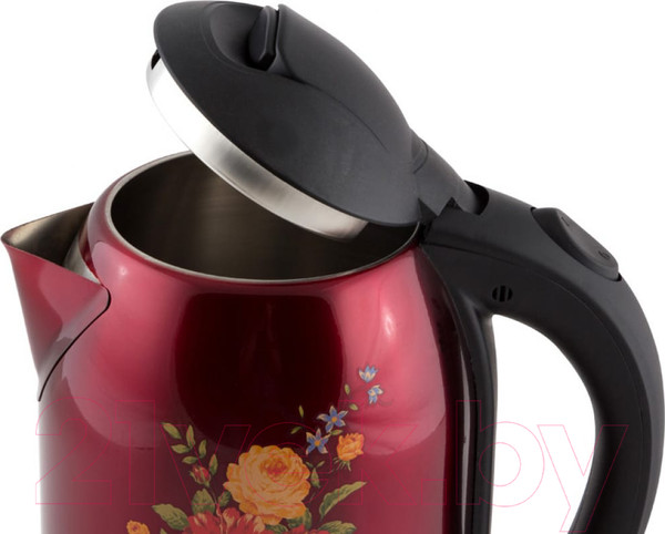 Изображение товара Электрочайник Матрена МА-005 / 005413 (красный/хохлома)