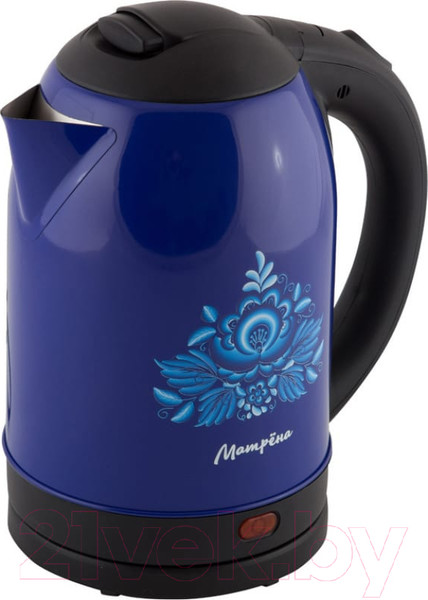 Изображение товара Электрочайник Матрена МА-005 / 006751 (синий/гжель)