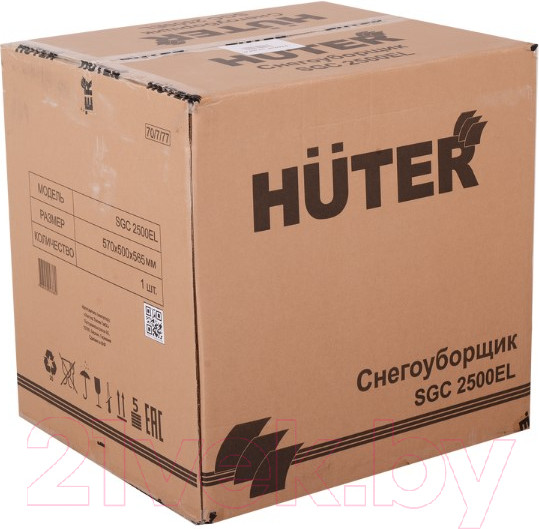 Изображение товара Снегоуборщик электрический Huter SGC 2500EL (70/7/77)
