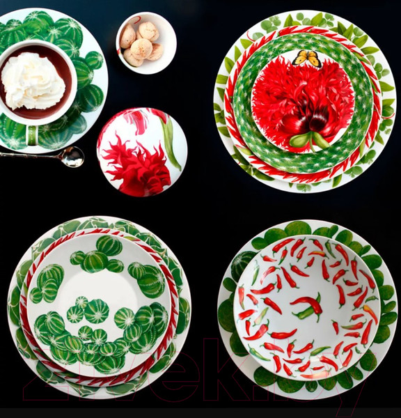 Изображение товара Салатник Taitu Fil Rouge Foglie 5-193