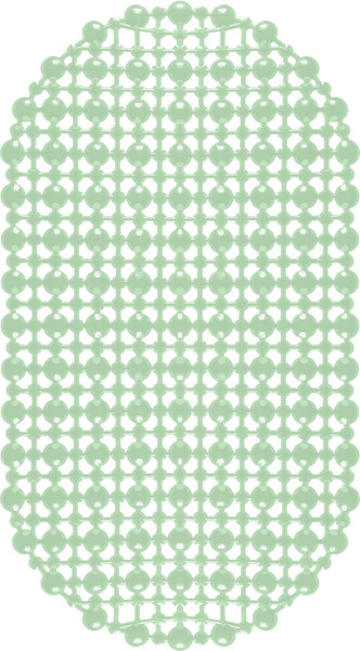 Изображение товара Коврик на присосках Вилина Комфорт 6922 (36x65, дымчато-зеленый)