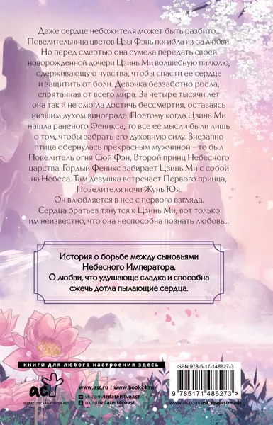 Изображение товара Художественная книга АСТ Удушающая сладость, заиндевелый пепел. Книга 1 (Дянь С.)