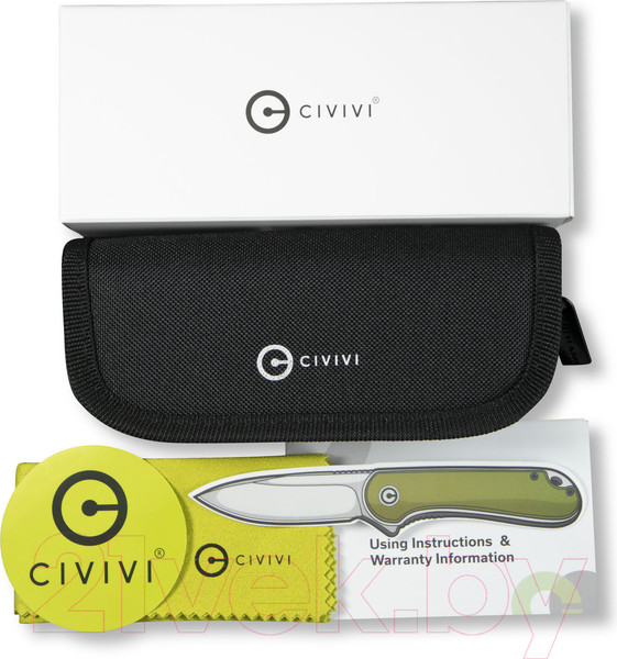 Изображение товара Нож складной Civivi Mini Praxis D2 Steel Satin Handle G10 / C18026C-2 (черный)