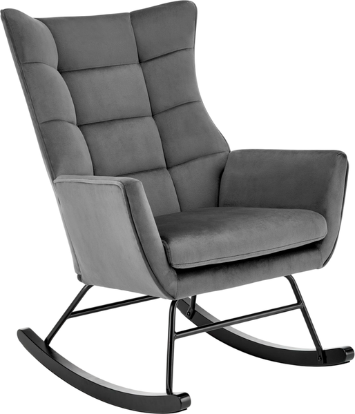 Изображение товара Кресло-качалка Halmar Bazalto (серый)