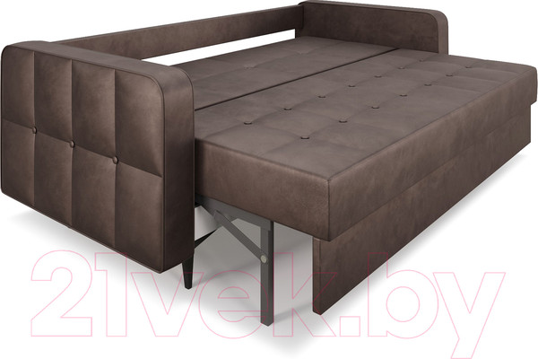 Изображение товара Диван Mebel-Ars Снеп (бархат серо-шоколадный Star Velvet 60 Coffee)