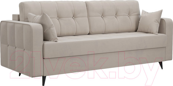 Изображение товара Диван Mebel-Ars Снеп (бархат бежевый Star Velvet 6 Light Biege)