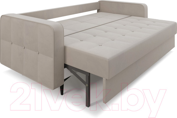 Изображение товара Диван Mebel-Ars Снеп (бархат бежевый Star Velvet 6 Light Biege)