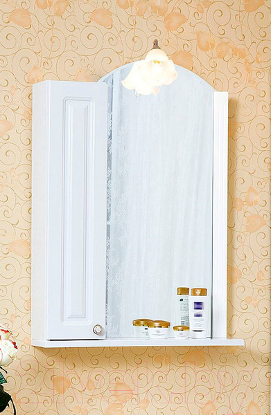 Изображение товара Зеркало Бриклаер Анна 60 L (белый глянец)