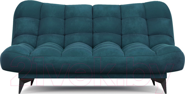 Изображение товара Диван Mebel-Ars Арно (бархат сине-зеленый Star Velvet 43 Black Green)