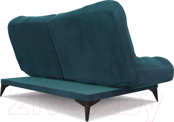 Изображение товара Диван Mebel-Ars Арно (бархат сине-зеленый Star Velvet 43 Black Green)