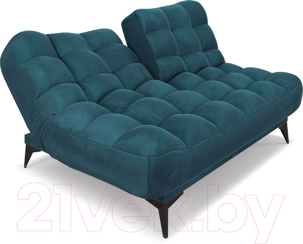 Изображение товара Диван Mebel-Ars Арно (бархат сине-зеленый Star Velvet 43 Black Green)