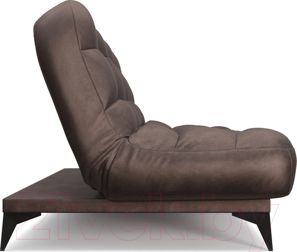Изображение товара Диван Mebel-Ars Арно (бархат серо-шоколадный Star Velvet 60 Coffee)