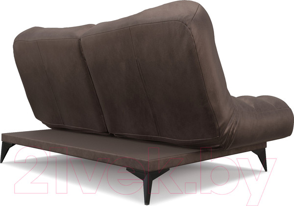 Изображение товара Диван Mebel-Ars Арно (бархат серо-шоколадный Star Velvet 60 Coffee)