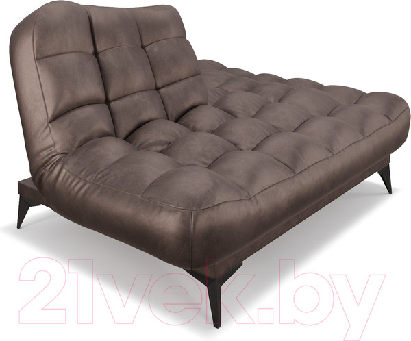 Изображение товара Диван Mebel-Ars Арно (бархат серо-шоколадный Star Velvet 60 Coffee)