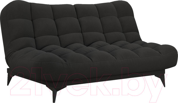 Изображение товара Диван Mebel-Ars Арно (велюр черный НВ-178 17)