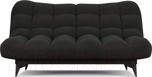 Изображение товара Диван Mebel-Ars Арно (велюр черный НВ-178 17)