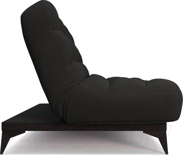 Изображение товара Диван Mebel-Ars Арно (велюр черный НВ-178 17)
