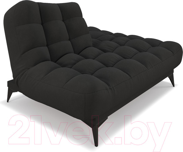 Изображение товара Диван Mebel-Ars Арно (велюр черный НВ-178 17)