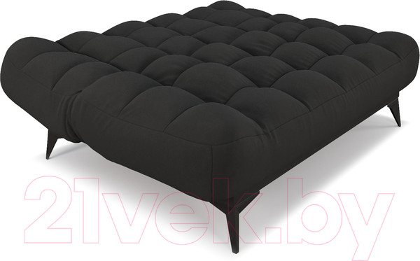 Изображение товара Диван Mebel-Ars Арно (велюр черный НВ-178 17)