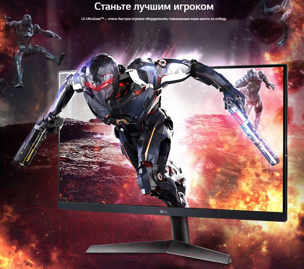 Изображение товара Монитор LG 27GN60R-B